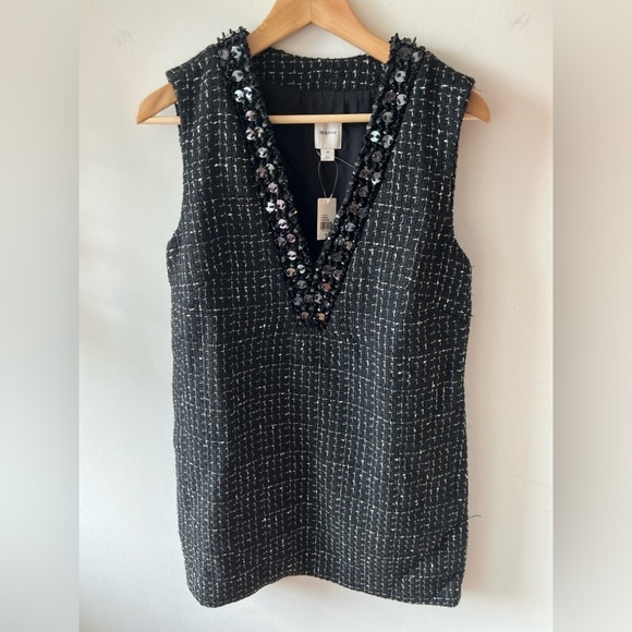 MAEVE V-Neck Tweed Mini Dress BNWT - Picture 1 of 7